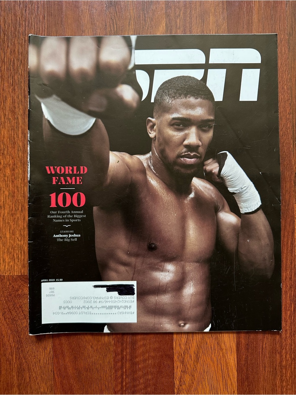 ESPN Magazine - Anthony Joshua - April 2019